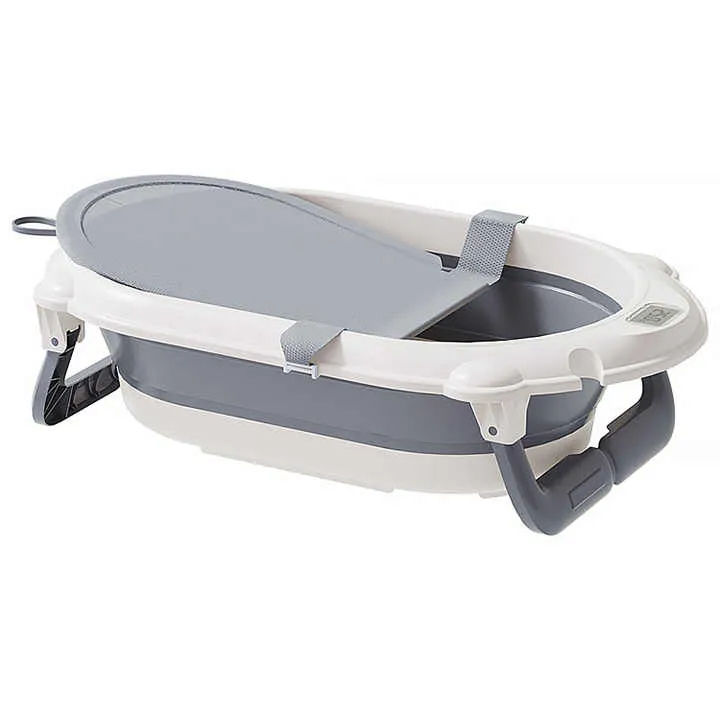 حوض استحمام قابل للطي للطفل الصغير . Foldable bathtub for toddler
