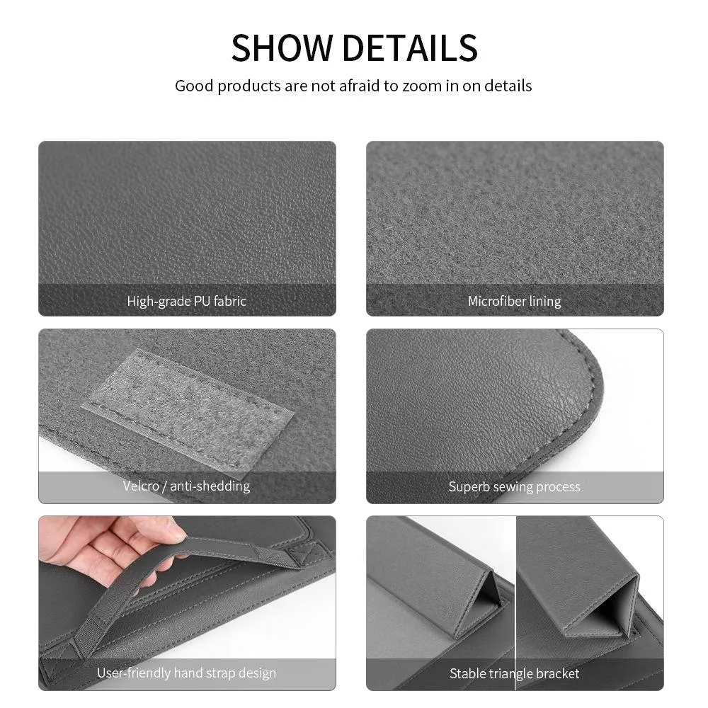 15 Inch 4-in-1 Computer Bracket Liner and Storage Bag