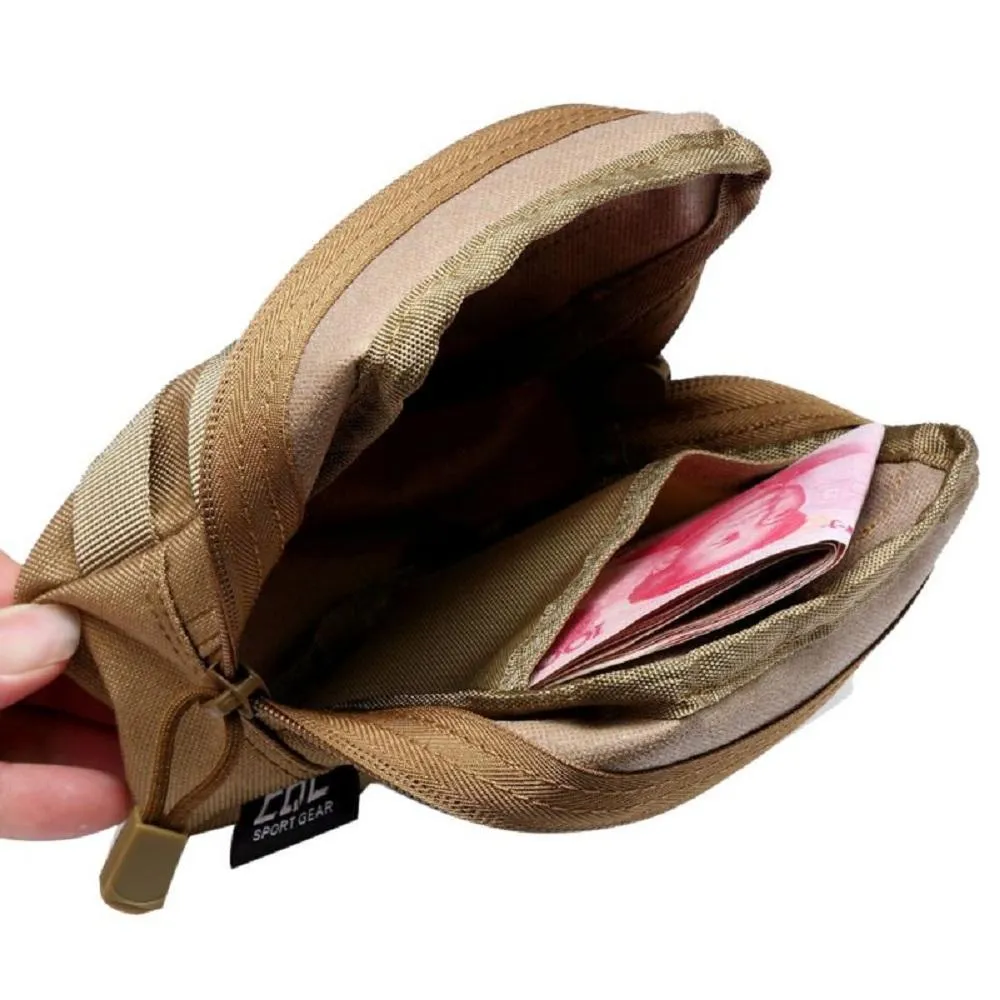 600D Nylon Pouch Portable Travel Military Sport Khaki Tactical Bag