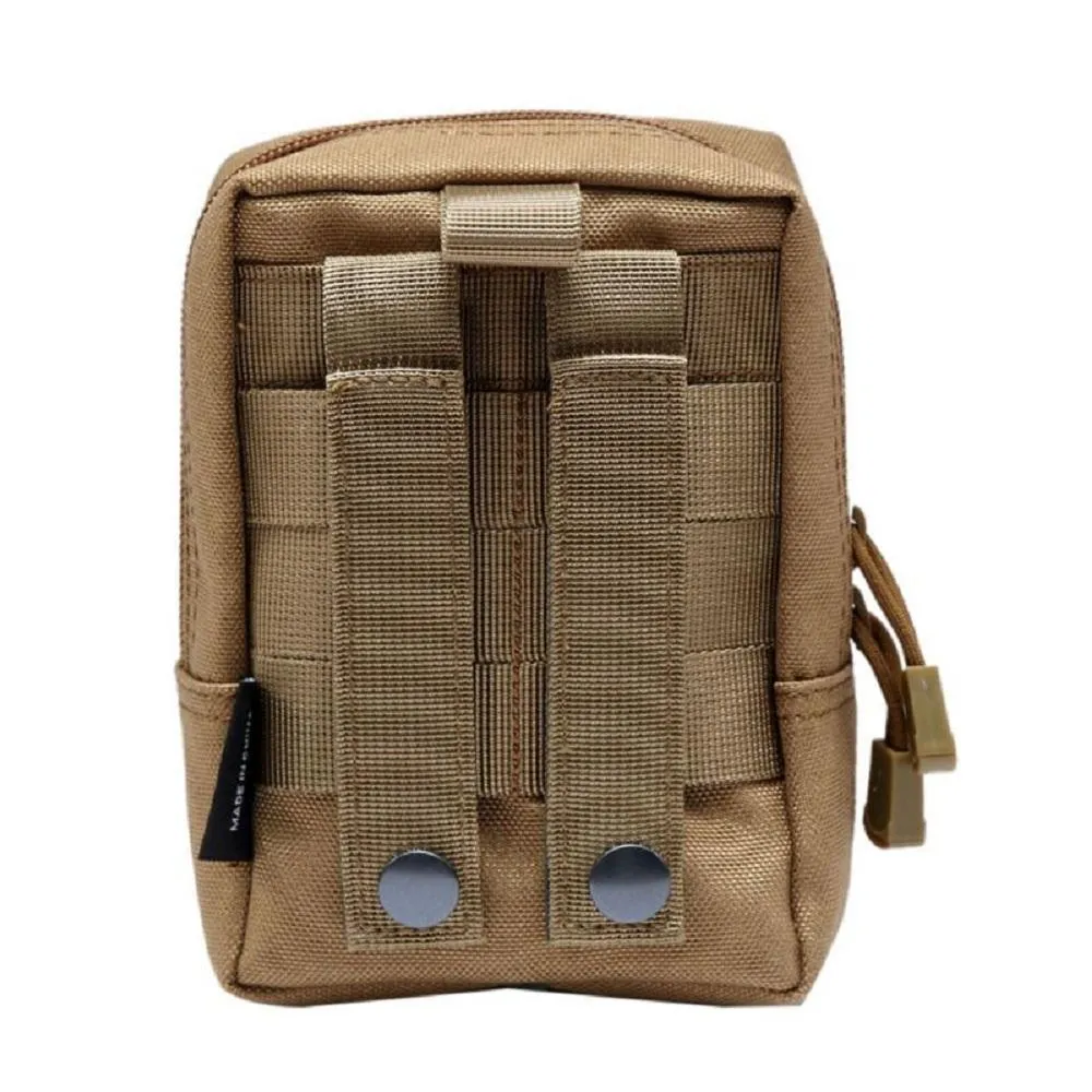 600D Nylon Pouch Portable Travel Military Sport Khaki Tactical Bag