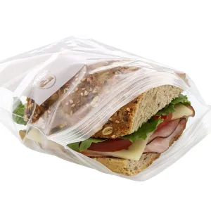 6.5" x 6" Double Zipper Sandwich Bags, Pack of 500