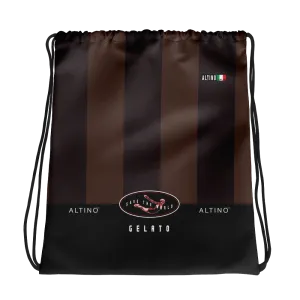 #a69e59a0 - Black Chocolate All Flavors Rumble - ALTINO Draw String Bag