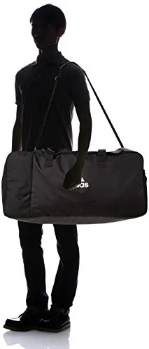 adidas Tiro DU L Gym Duffel Bag - Black/White, NS