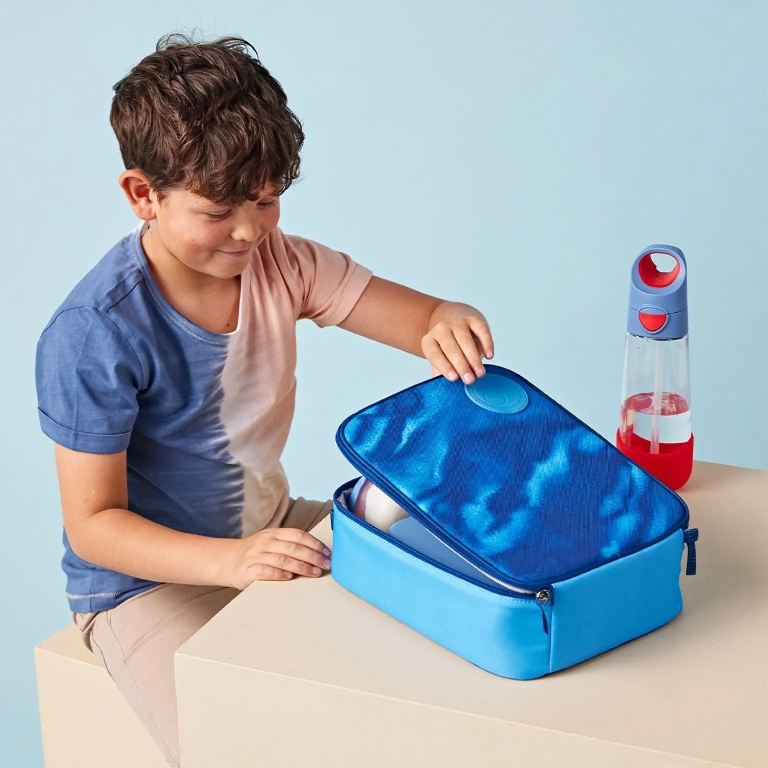b.box Flexi Insulated Lunchbag Deep Blue
