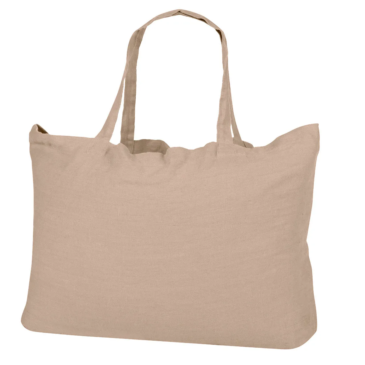 Canvas Tote Shopper - Nude