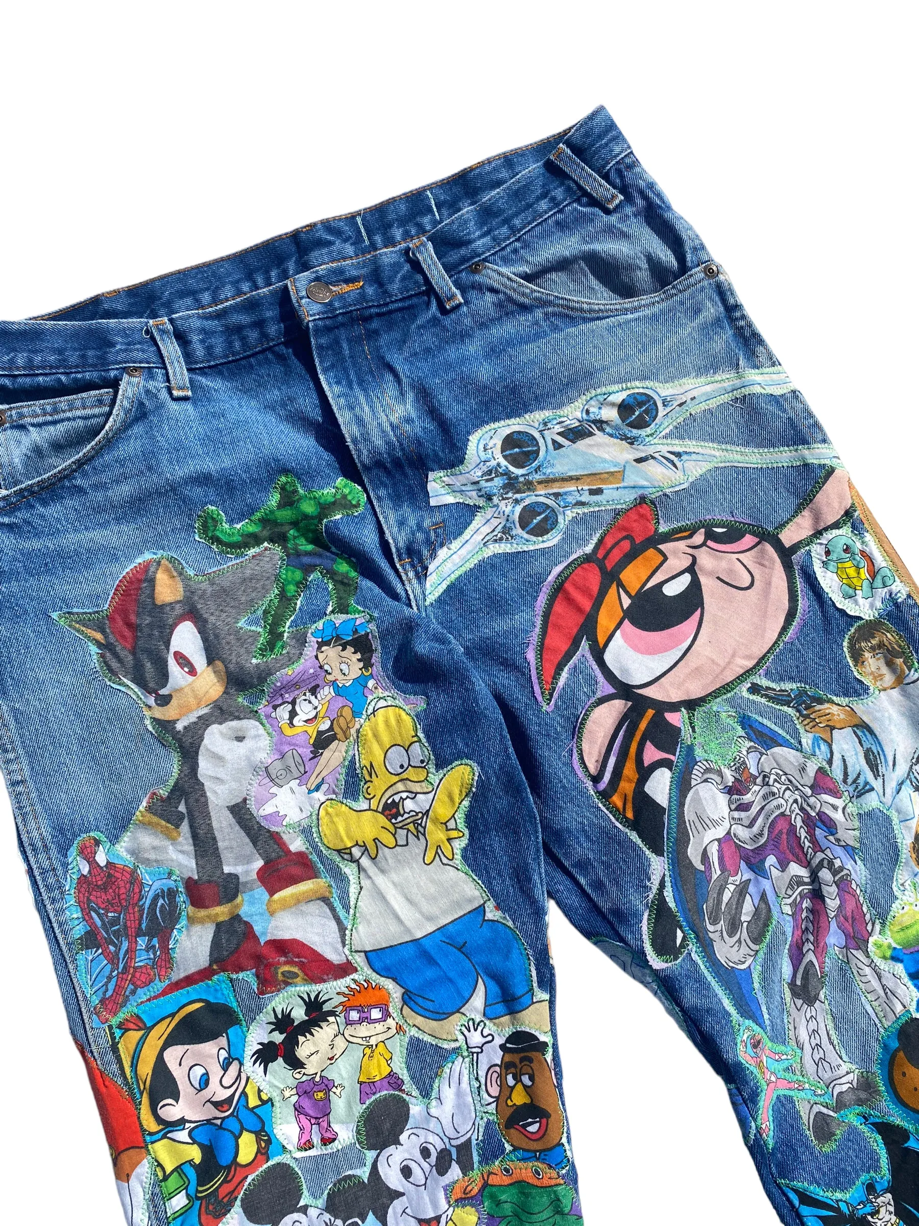 cartoon jeans