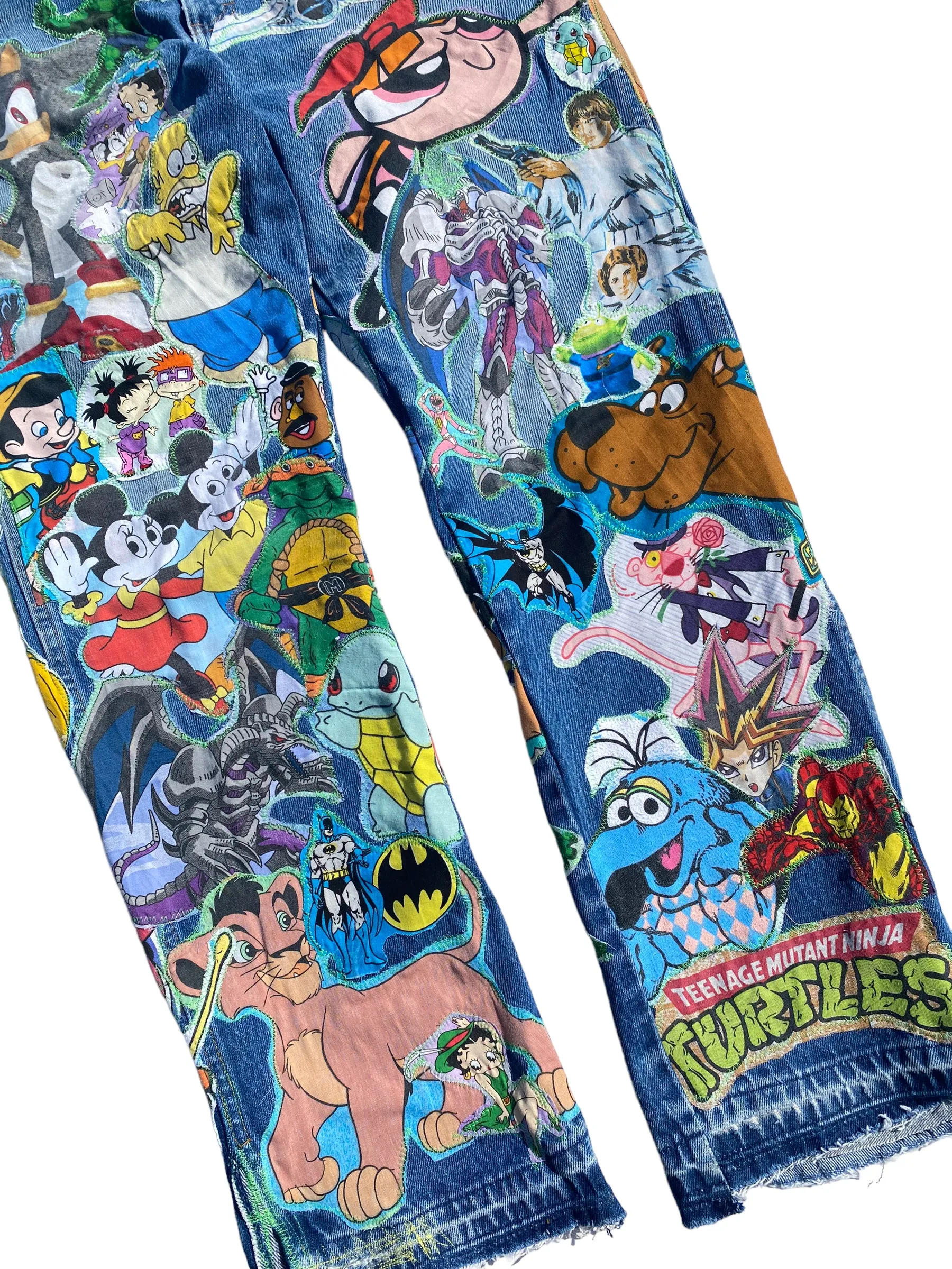 cartoon jeans