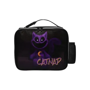 Catnap PU Leather Lunch Box Insulated Water-Resistant 11x4.2x9 Inch Bag