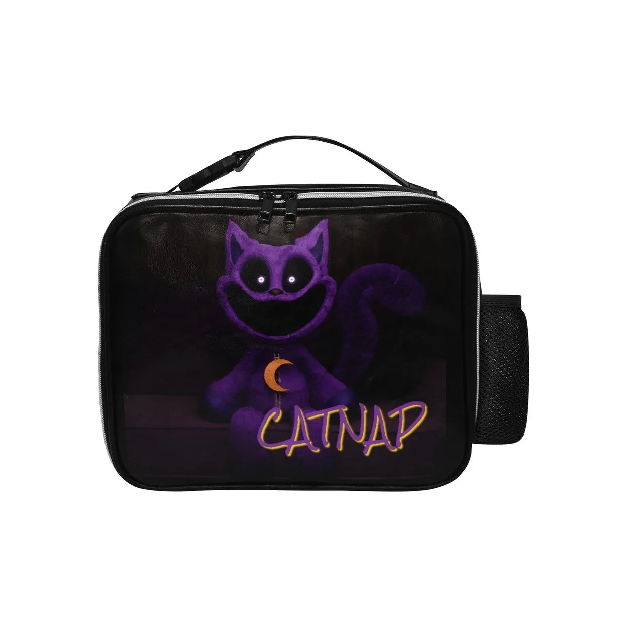 Catnap PU Leather Lunch Box Insulated Water-Resistant 11x4.2x9 Inch Bag