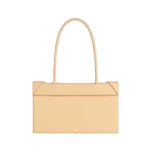 Click Medium Foldable Shoulder Bag - Apricot