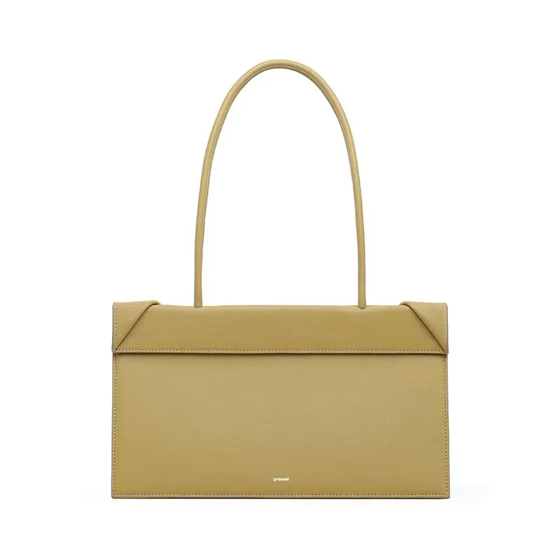 Click Medium Foldable Shoulder Bag - Mustard