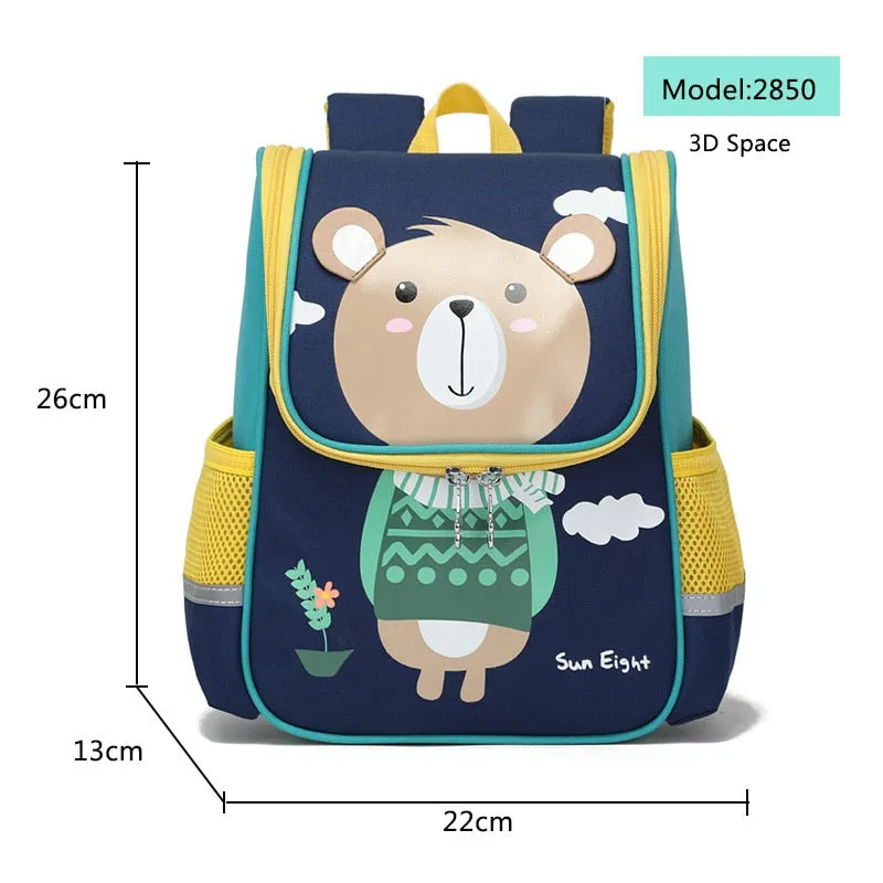 deanwangkt Hot 3D Cartoon Animal Baby Backpacks kindergarten Schoolbag  Kids Backpack Children School Bags Girls Boys Backpacks
