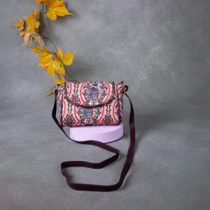 Easy Slings Red Colour  kalamkari Design  - (Double partition)