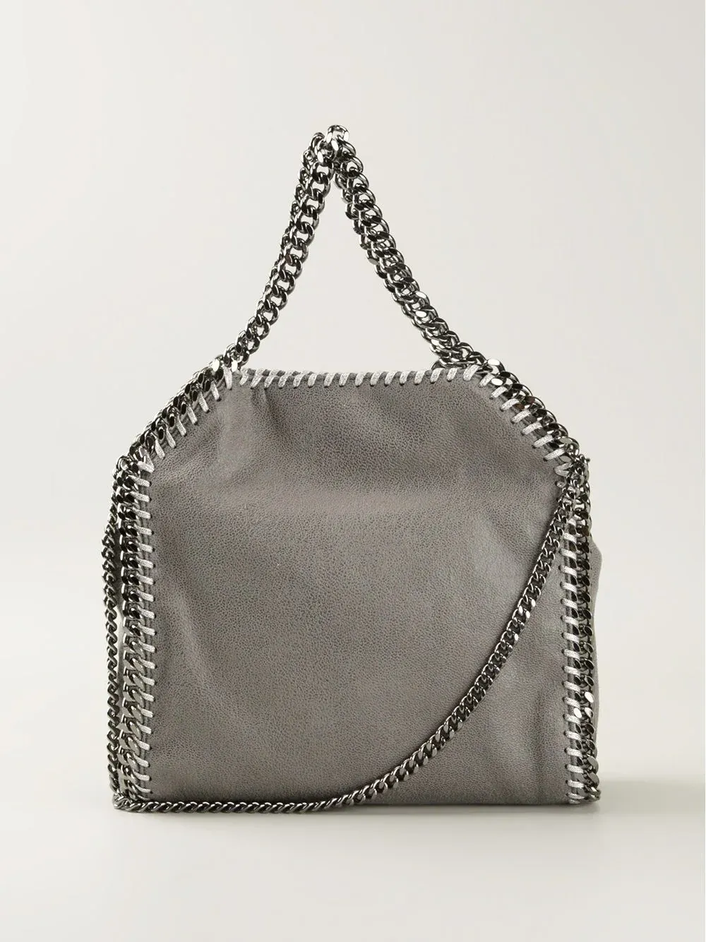 Falabella Mini Tote Shag Silver