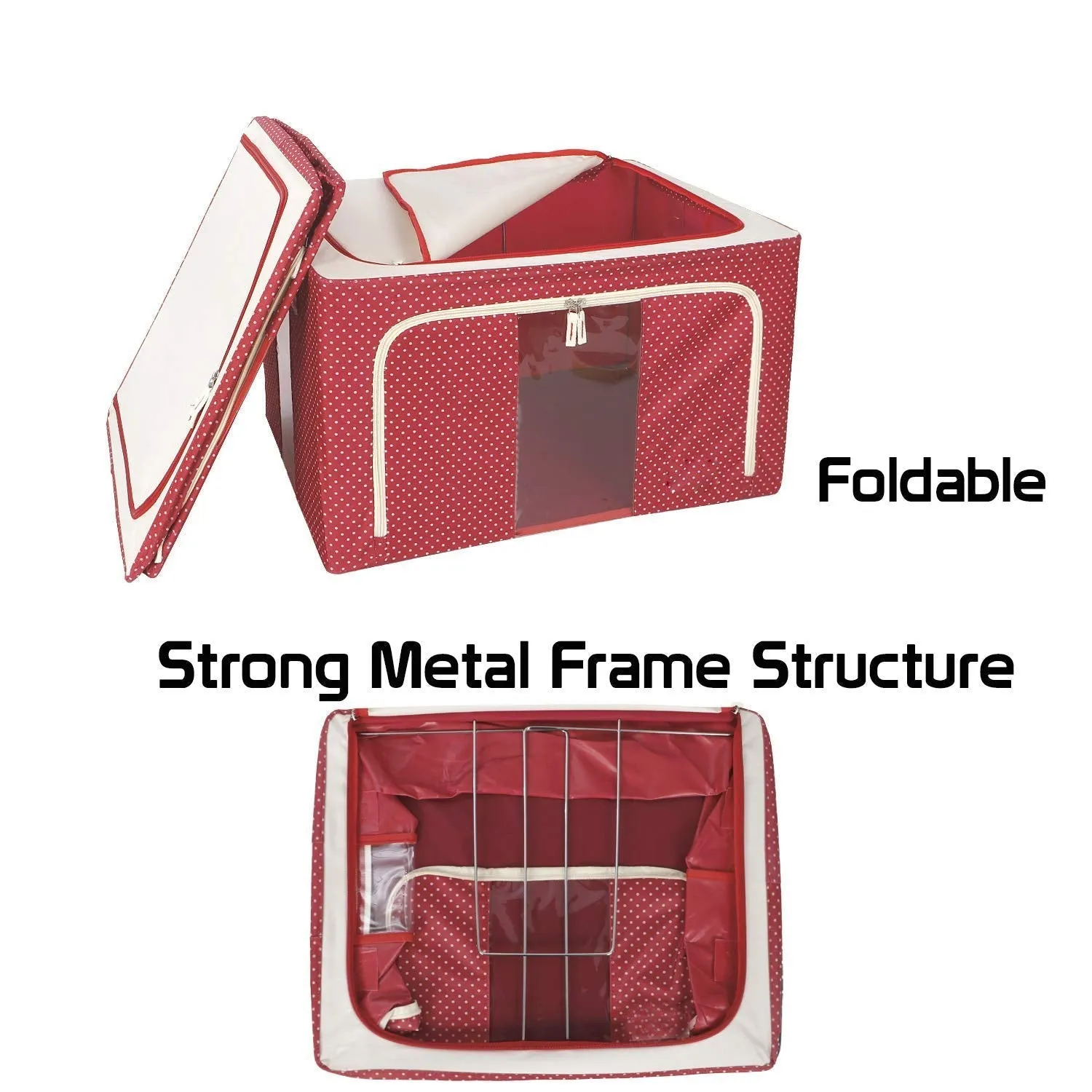 Foldable Cloth Storage Bag Storage Boxes (Pack of 1 / 50  31 Cm)