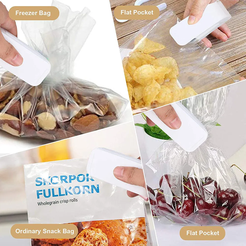 Freshness Sealed EasytoUse Portable Mini Heat Sealer for Food Bags