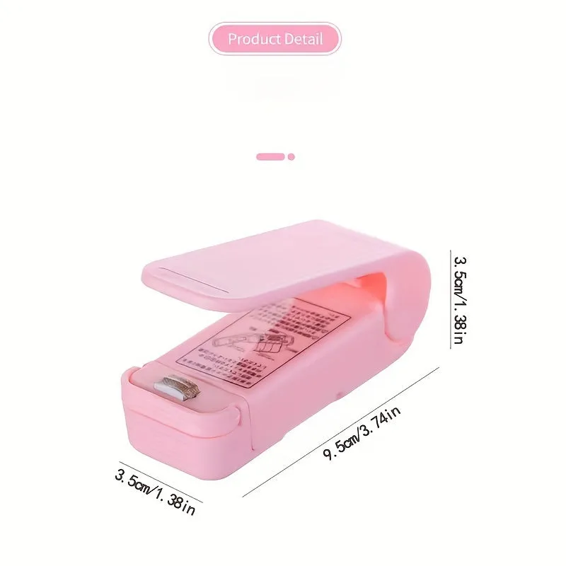Freshness Sealed EasytoUse Portable Mini Heat Sealer for Food Bags