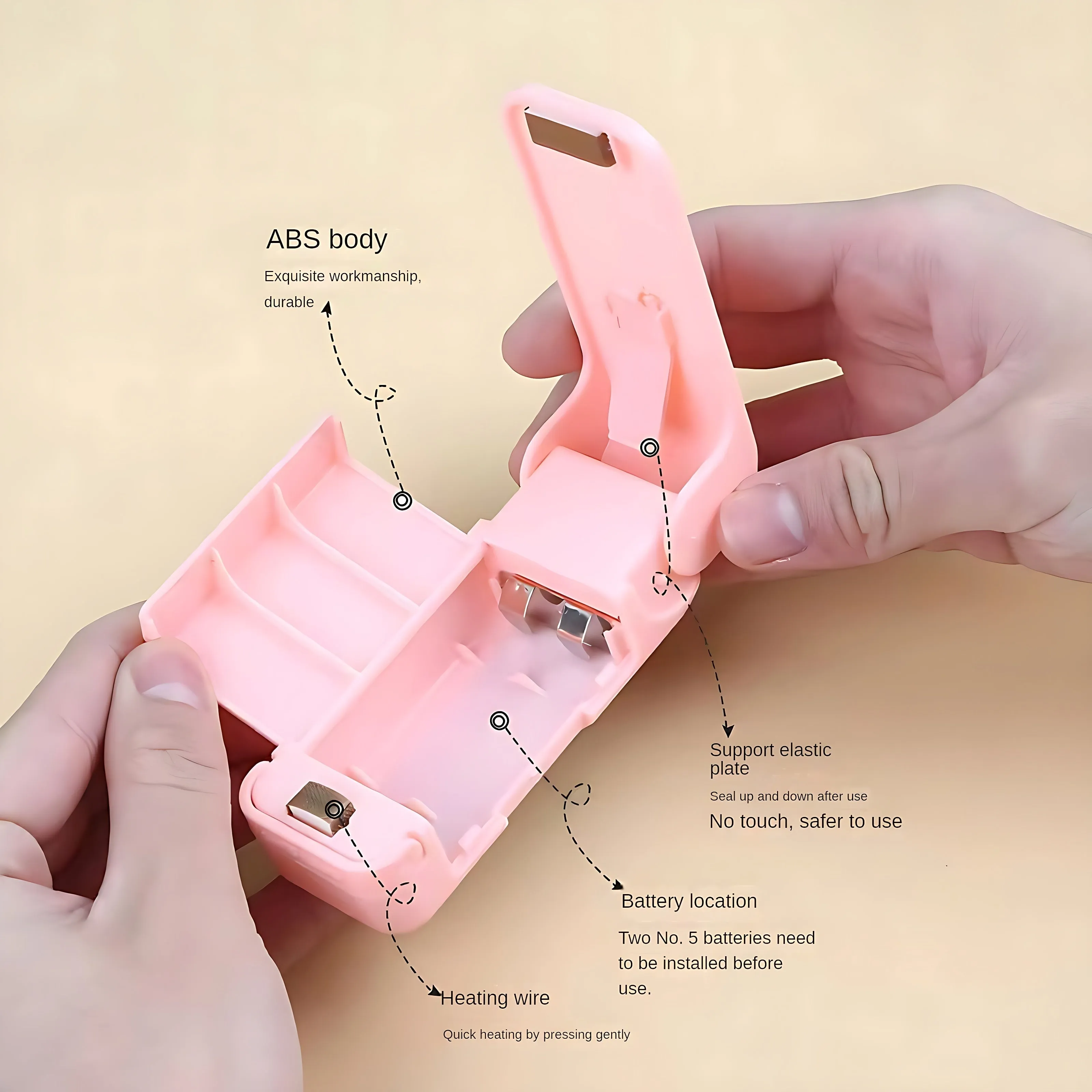 Freshness Sealed EasytoUse Portable Mini Heat Sealer for Food Bags