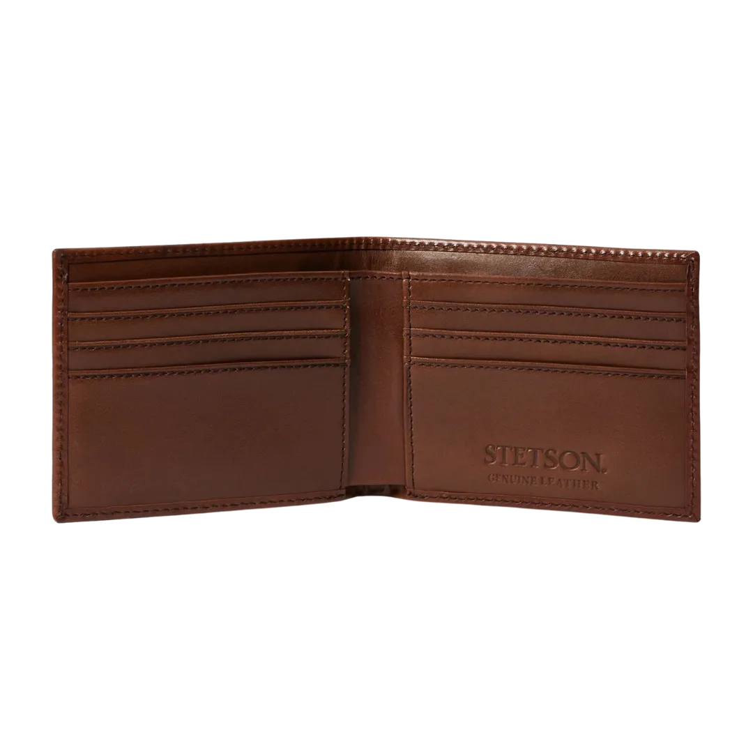 Gem Dandy Men's Tooled Bi Fold Brown Wallet