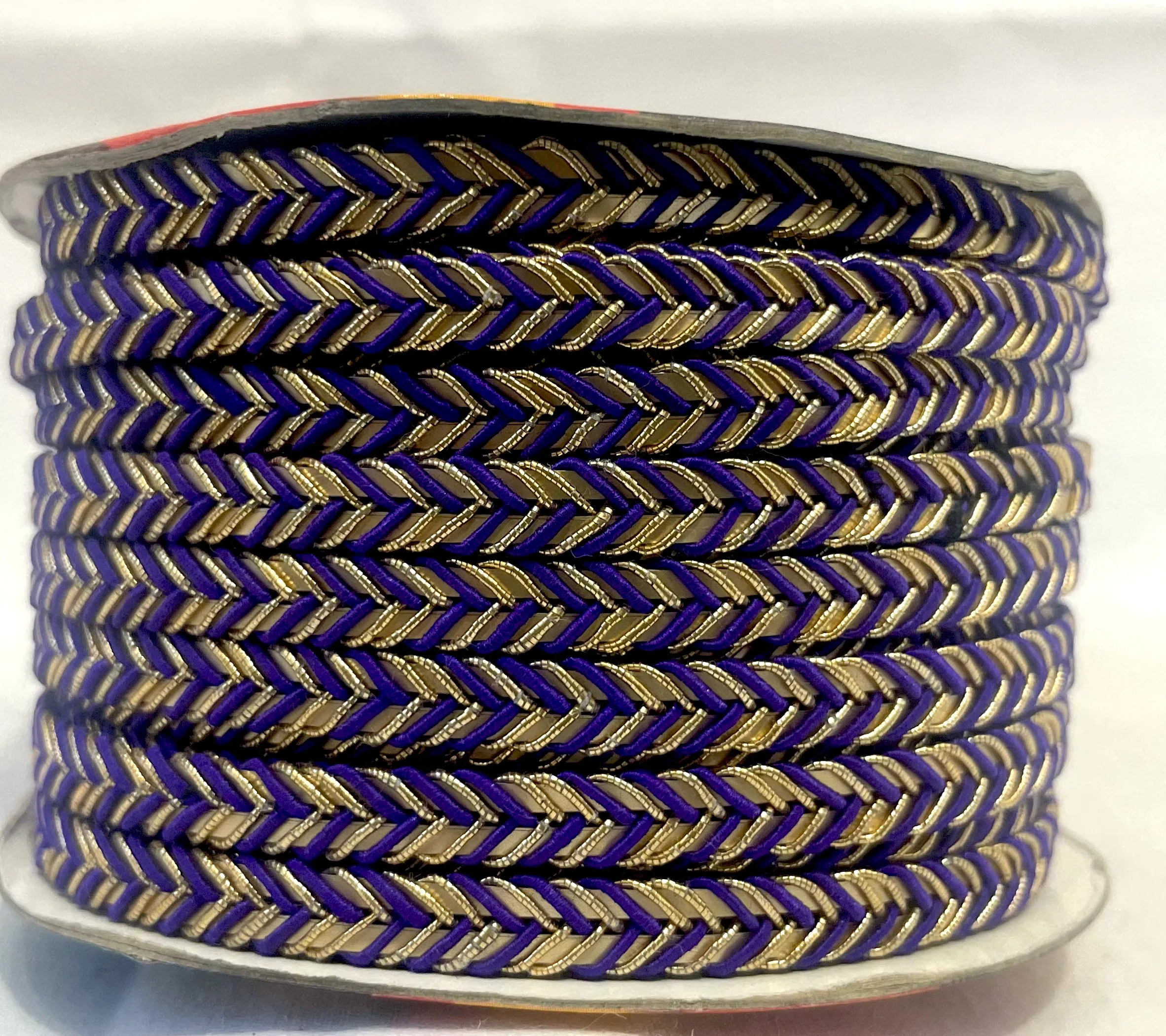 Golden Braid Border, Black And Golden,  Laces for Dress, Home Dcor, Shoe, Bags, Hats, DIY, Handmade, 0.2 inch Broad