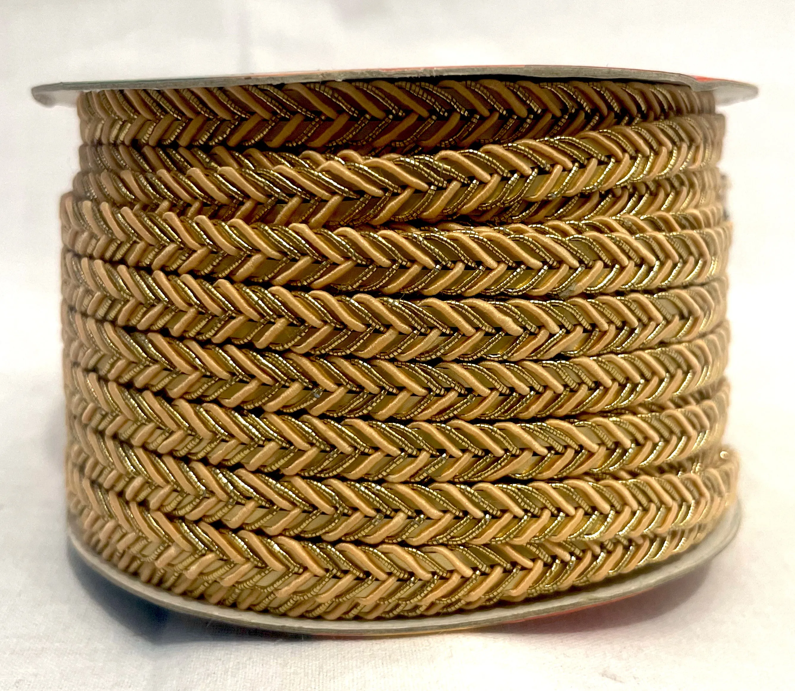 Golden Braid Border, Black And Golden,  Laces for Dress, Home Dcor, Shoe, Bags, Hats, DIY, Handmade, 0.2 inch Broad