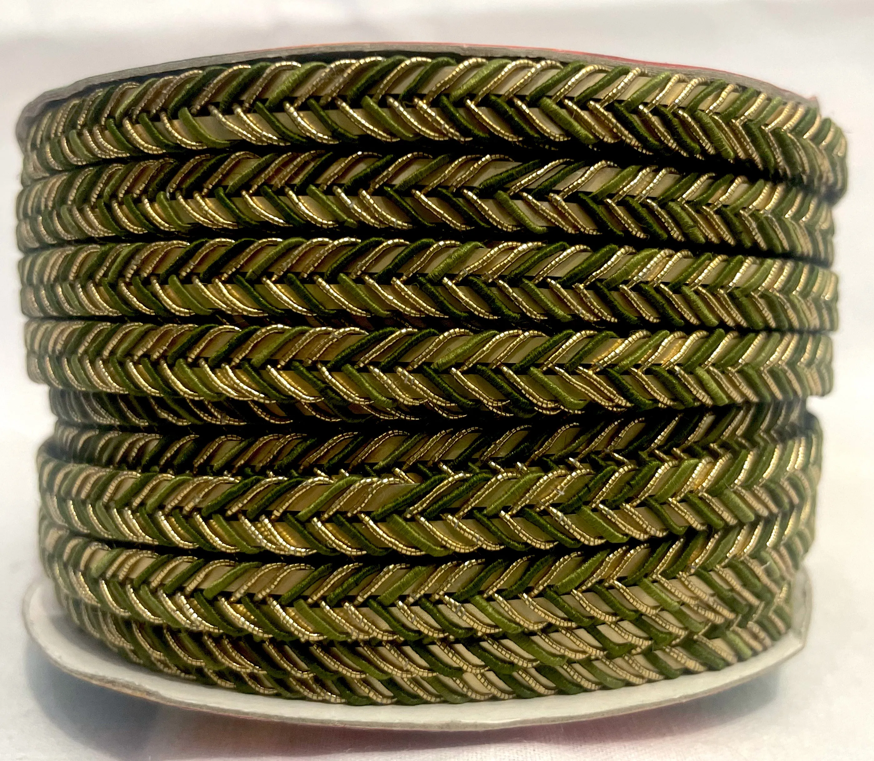 Golden Braid Border, Black And Golden,  Laces for Dress, Home Dcor, Shoe, Bags, Hats, DIY, Handmade, 0.2 inch Broad