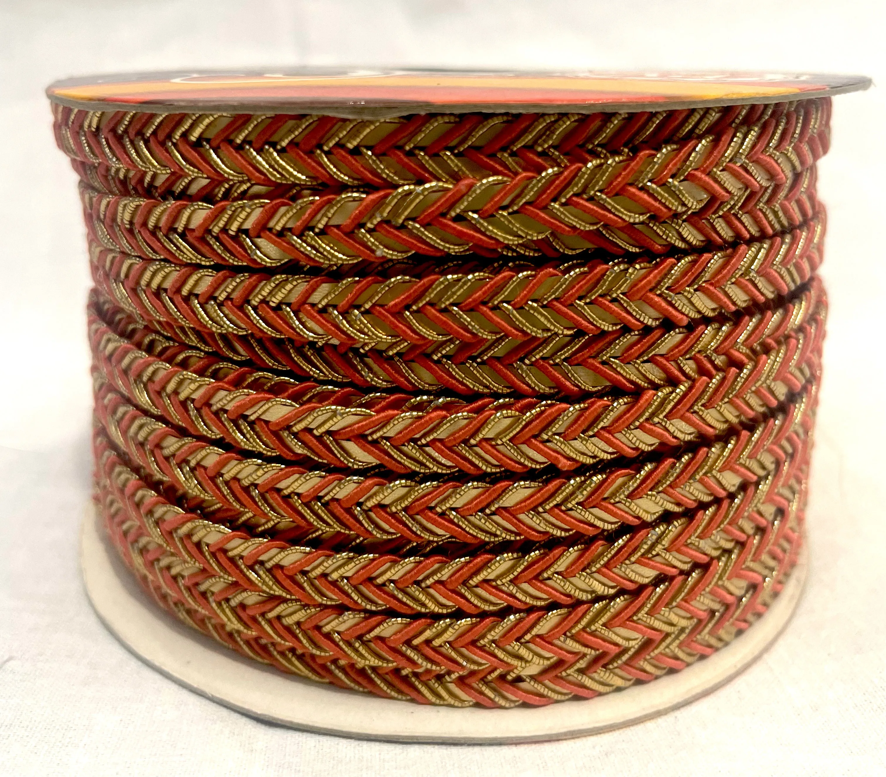 Golden Braid Border, Black And Golden,  Laces for Dress, Home Dcor, Shoe, Bags, Hats, DIY, Handmade, 0.2 inch Broad