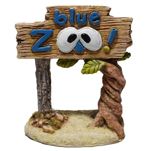 Hikari USA Weird Waters Blue Zoo Sign Resin Ornament1ea/One Size