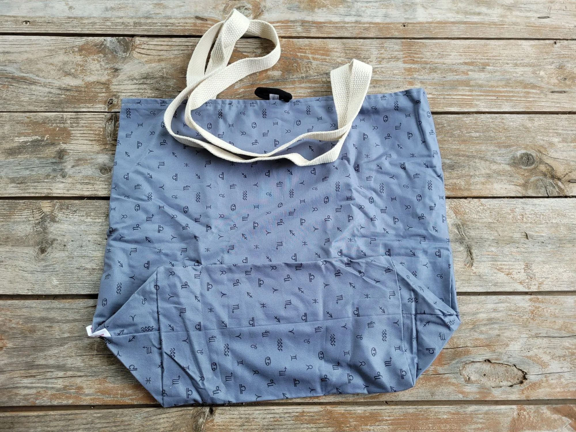 Horoscope Basic Tote Bag | Reusable Cotton Shopping Bag