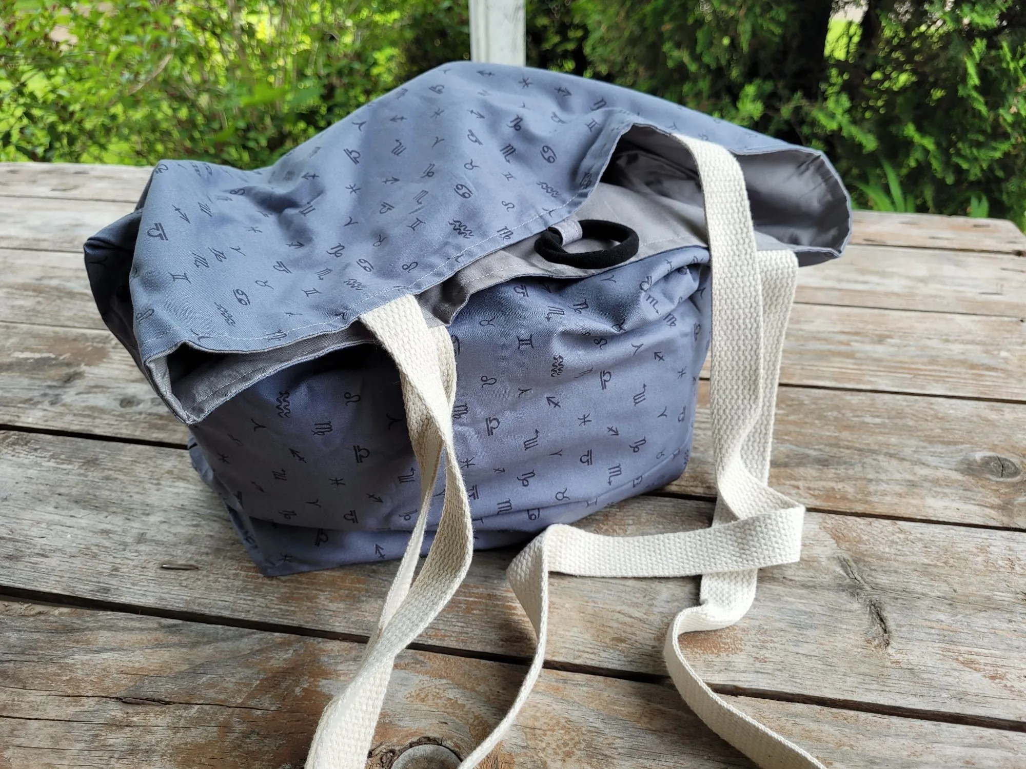 Horoscope Basic Tote Bag | Reusable Cotton Shopping Bag