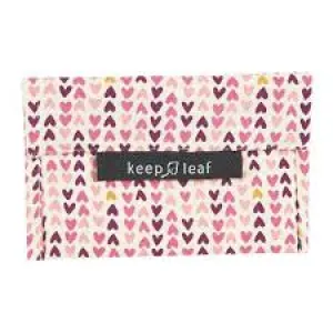 Keep Leaf Reusable Snack Bag - Hearts