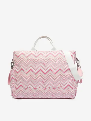 Missoni Baby Girls Zigzag Changing Bag in Pink (41cm)