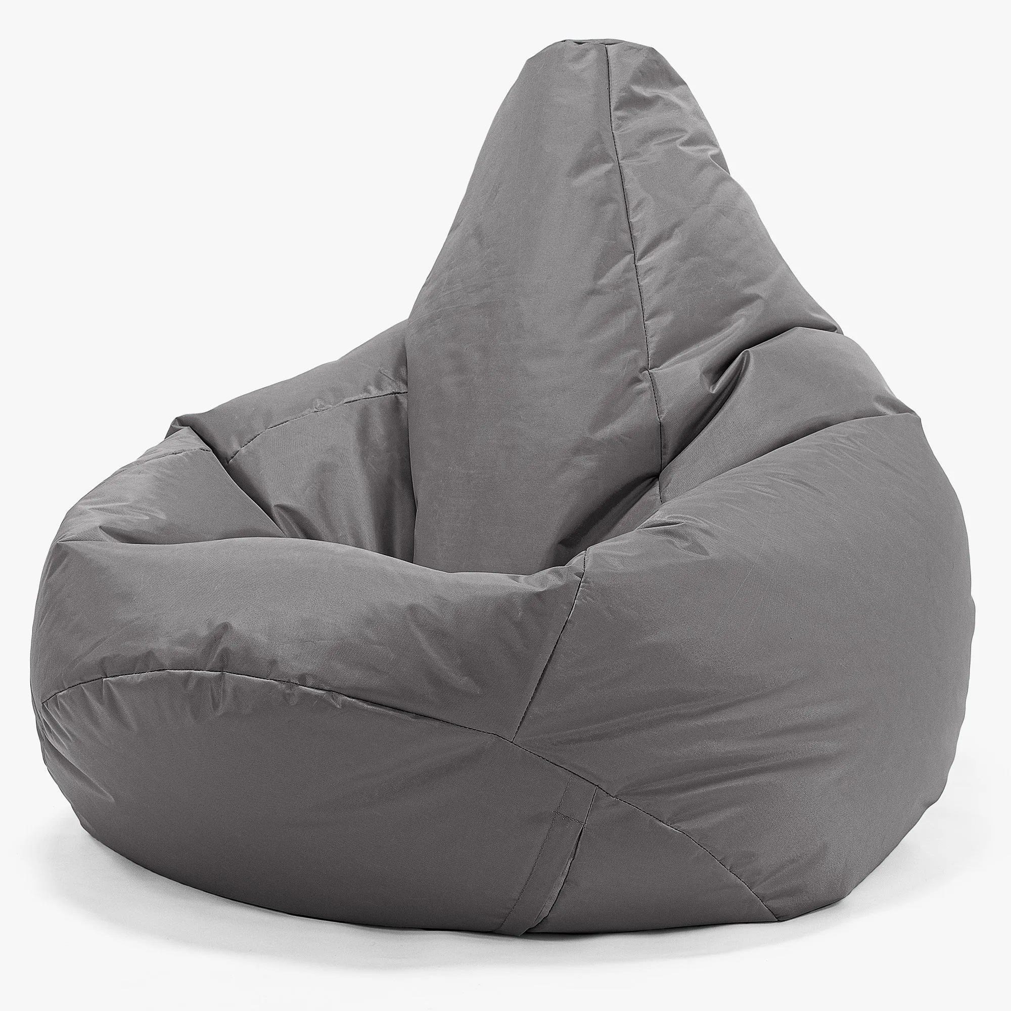 Outdoor Highback Bean Bag Chair - SmartCanvas™ Graphite Grey