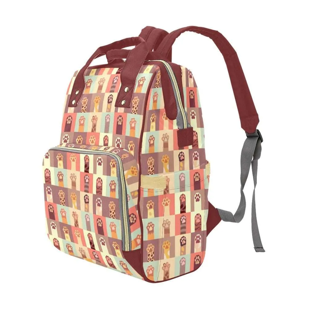 Paws Multifunctional Diaper Backpack Bag