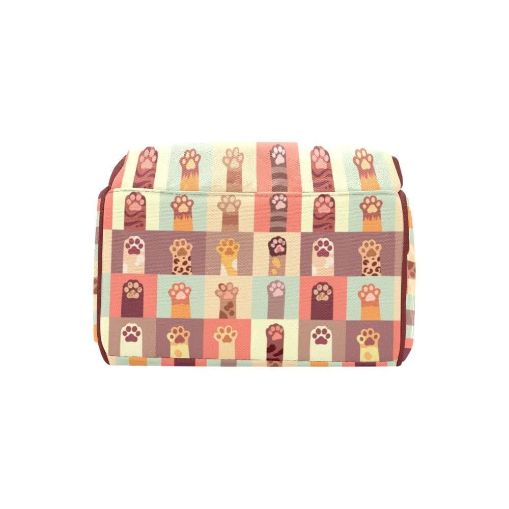 Paws Multifunctional Diaper Backpack Bag