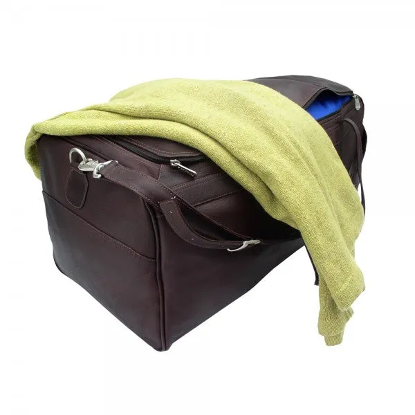 Piel Leather Travelers Select Large Duffel Bag