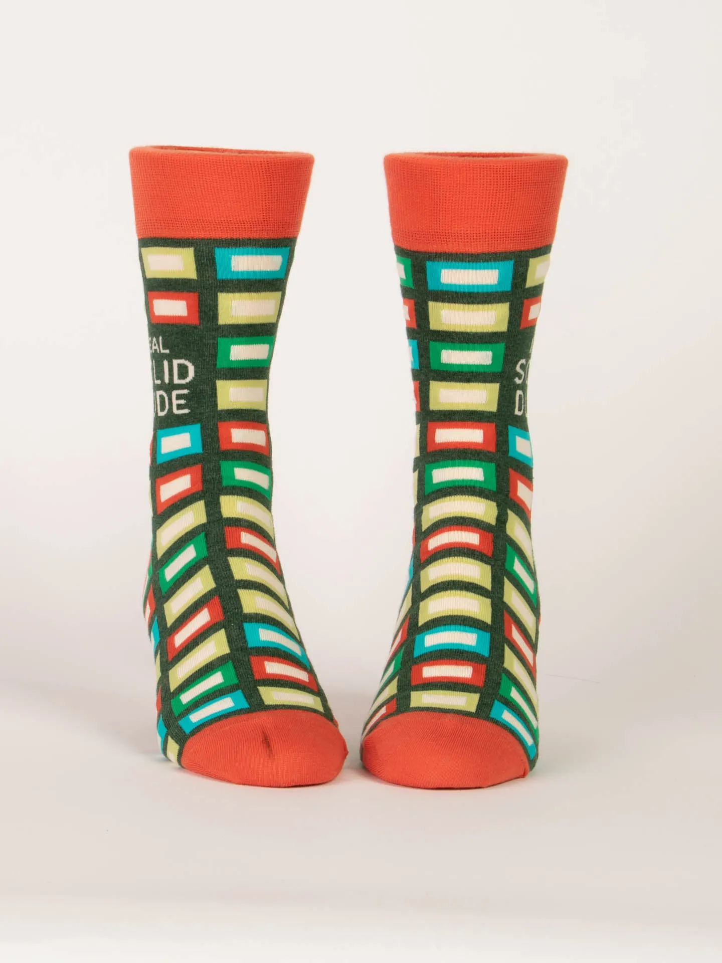 Real Solid Dude M-Crew Socks