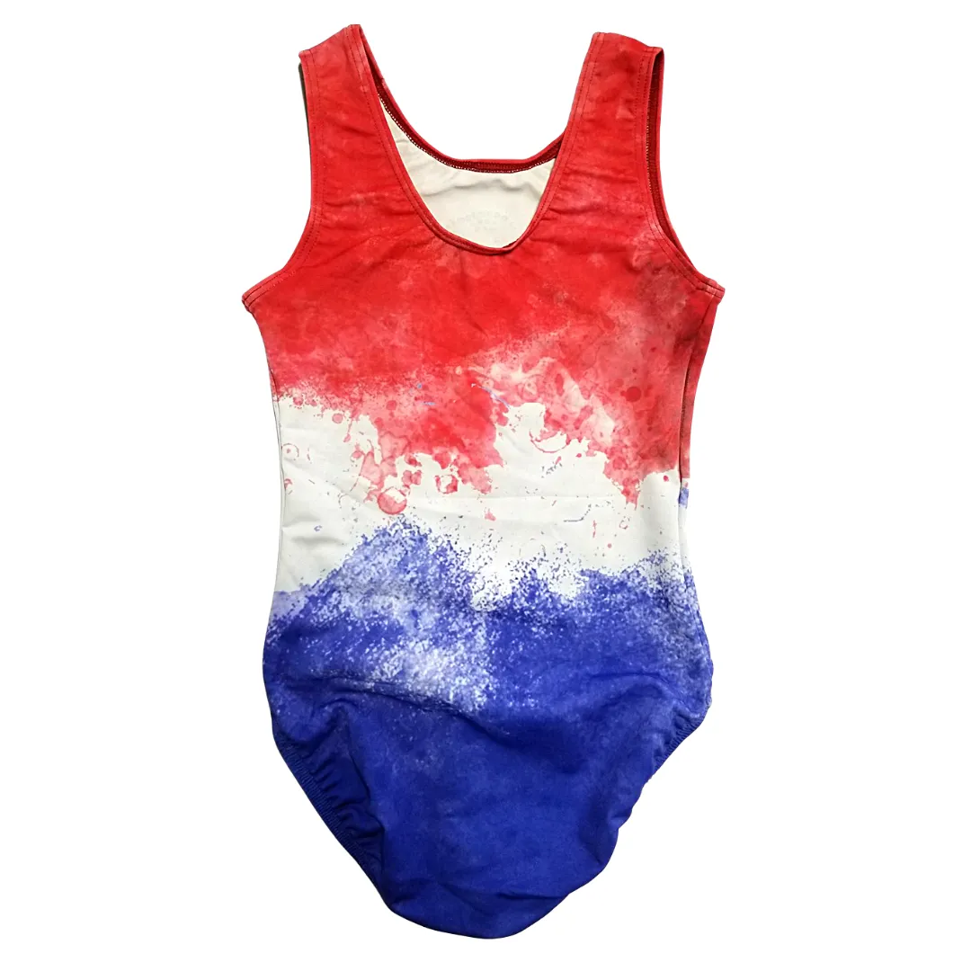 Rhinestone USA Gymnastics Leotard