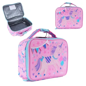 Smiggle Glide Teeny Tiny Square Lunchbox (Bag) Pink, 3Y 