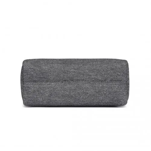 Stylish & Functional Miss Lulu Grey Ethnic Jacquard Strap Water-Resistant Crossbody Bag