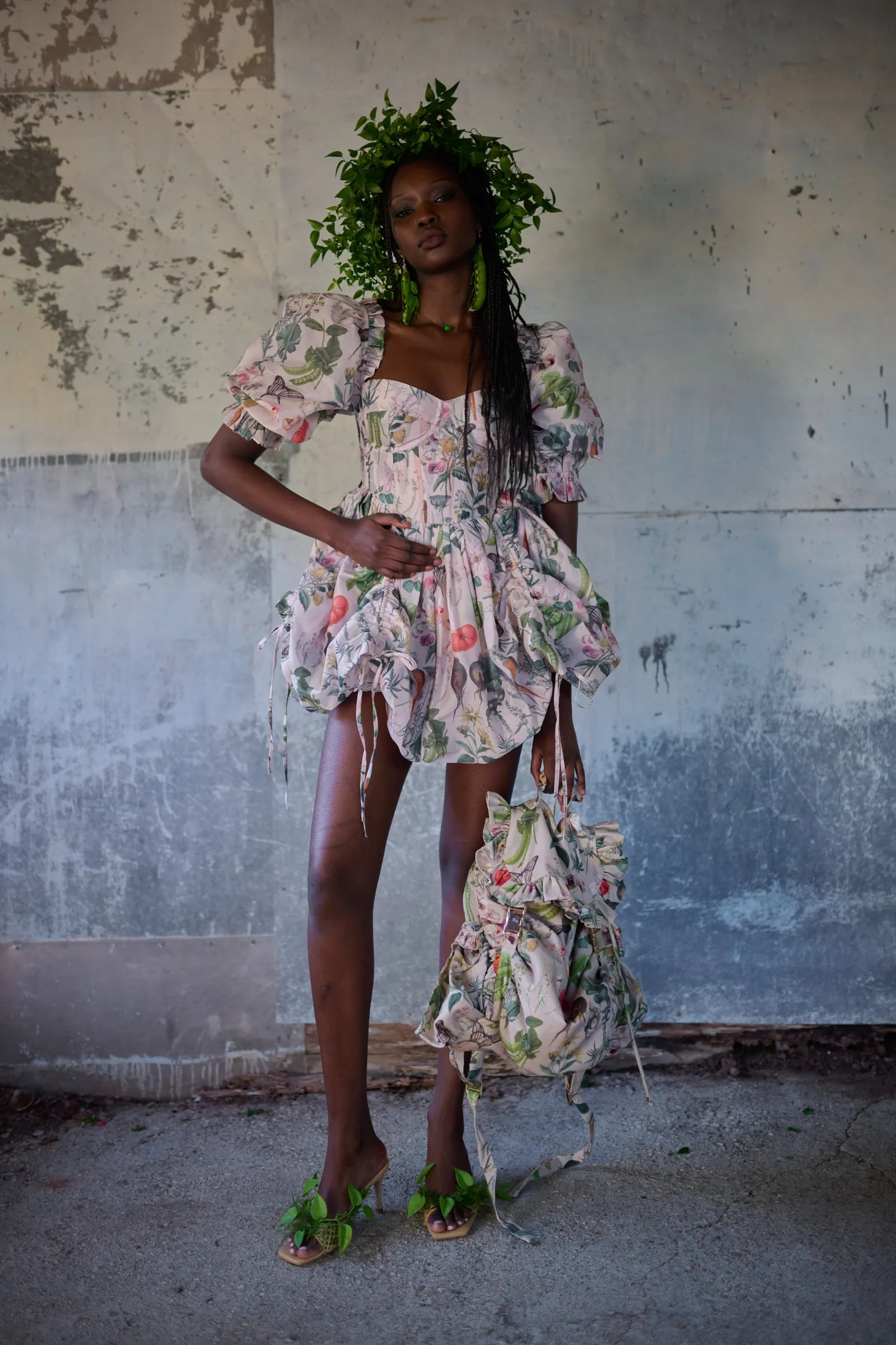 The Garden Botanics Ruffle Backpack
