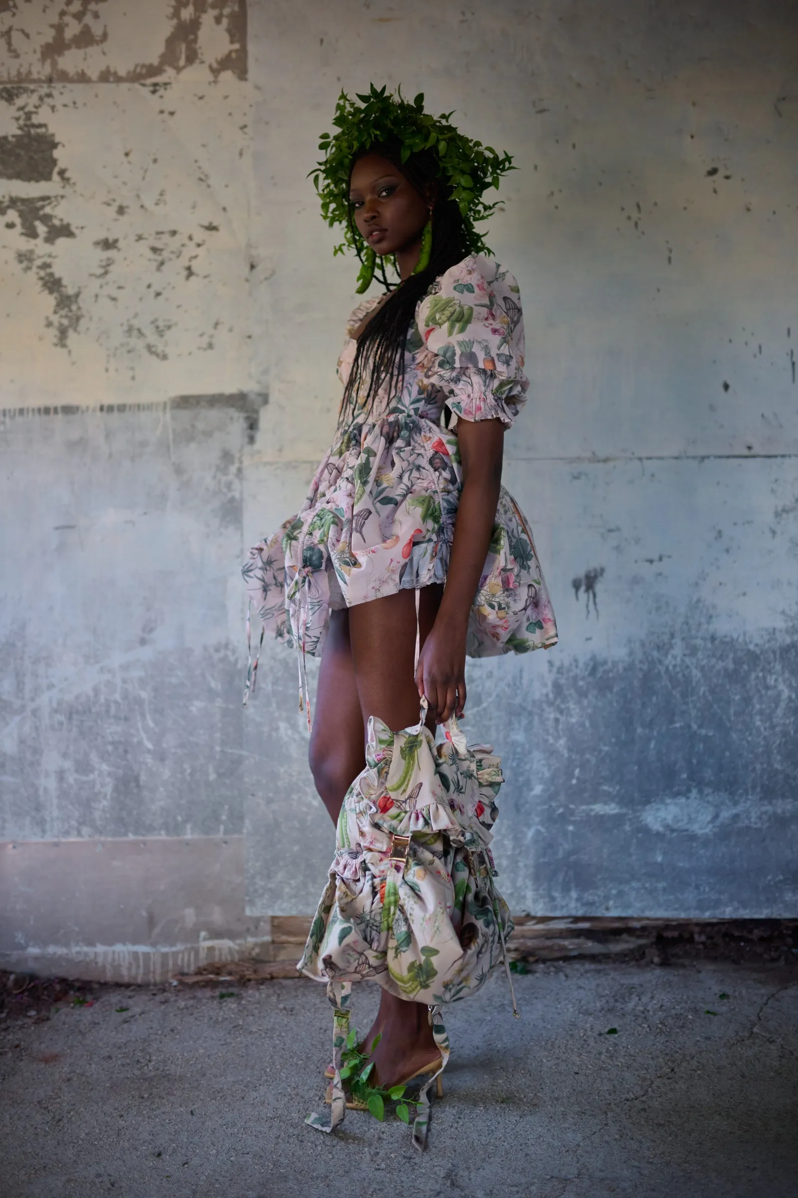 The Garden Botanics Ruffle Backpack
