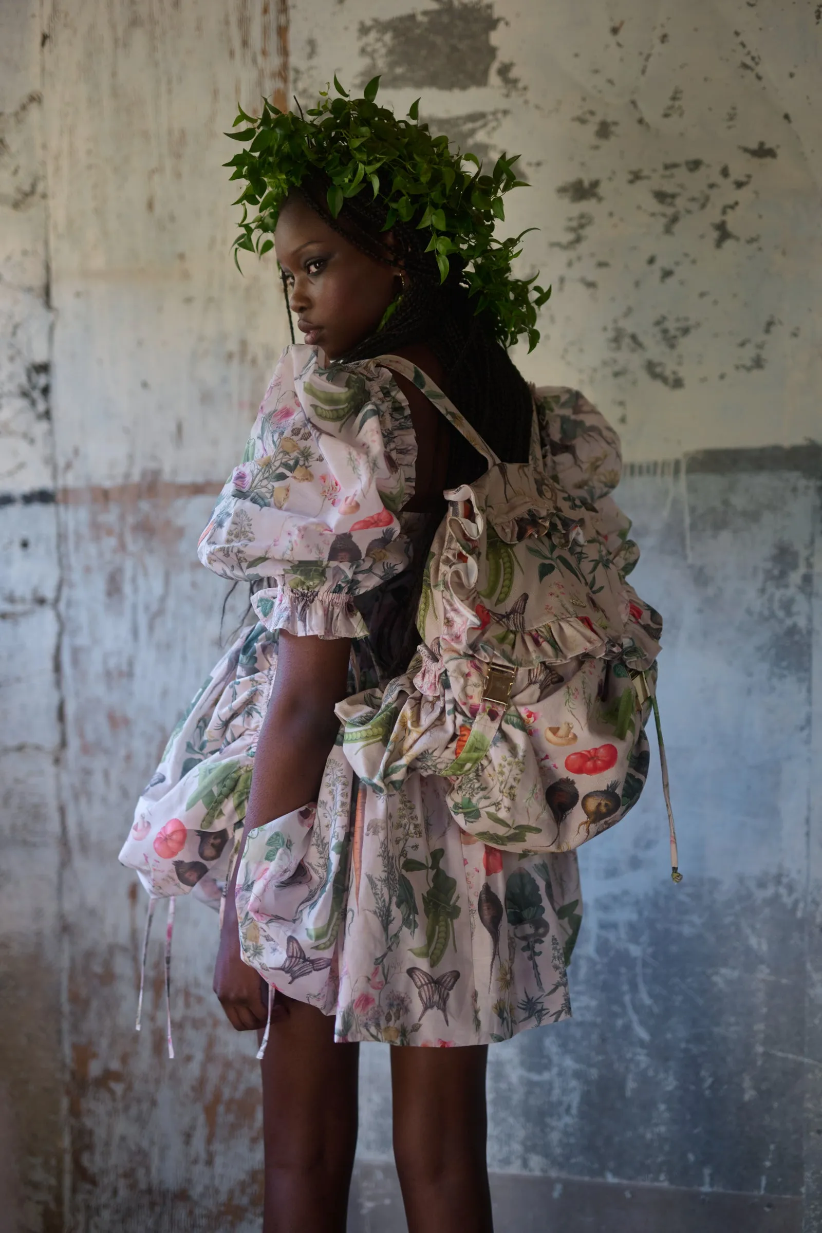 The Garden Botanics Ruffle Backpack