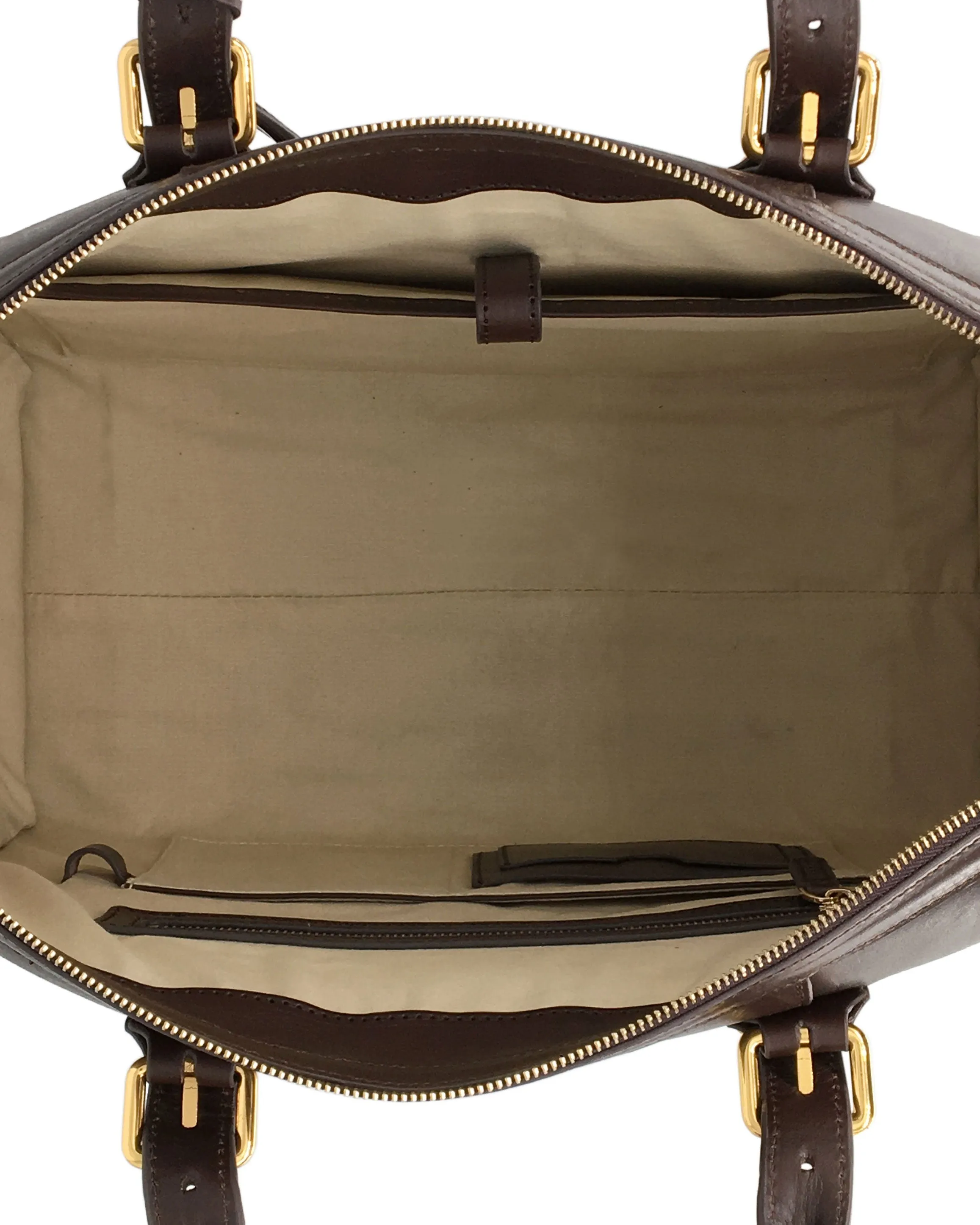 The Viaggio Leather Duffel (Dark Choco)