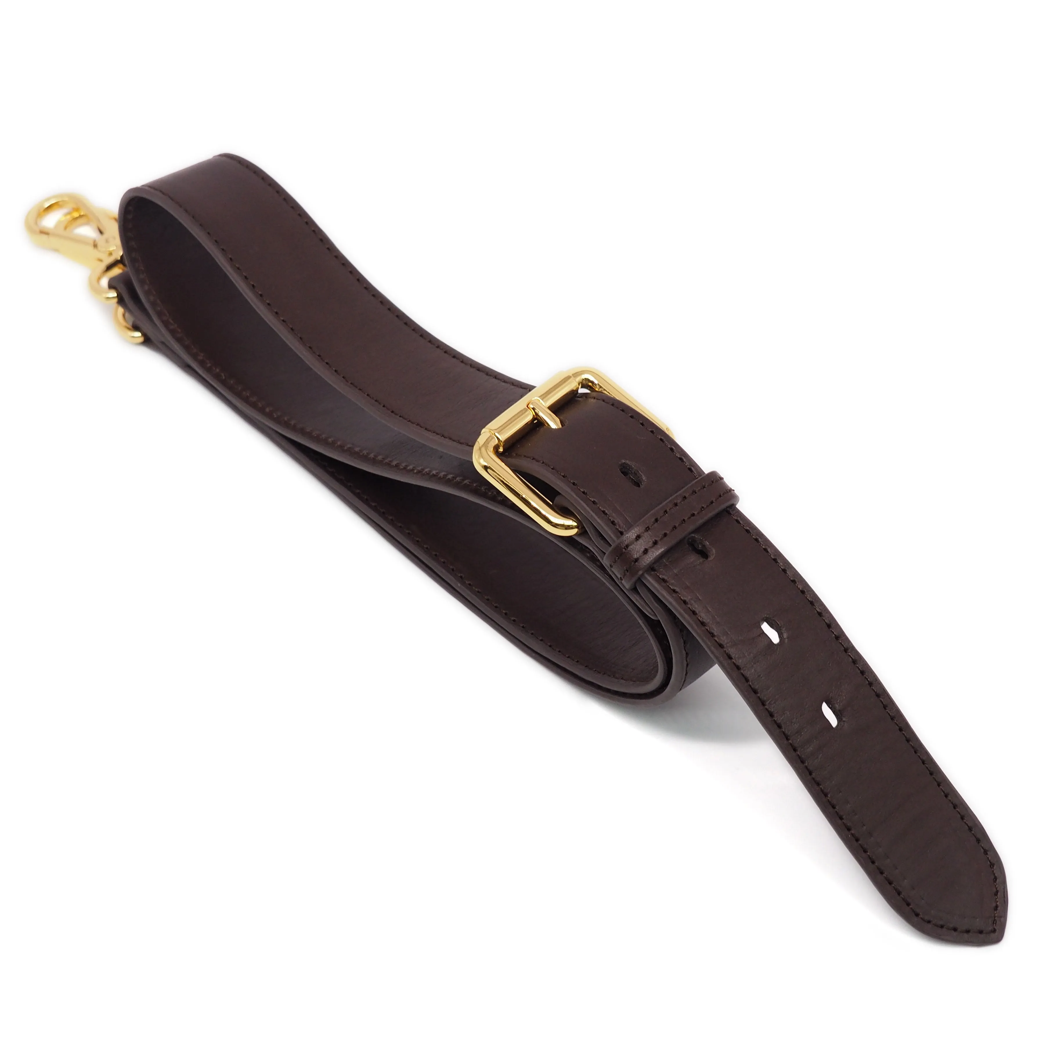 The Viaggio Leather Duffel (Dark Choco)
