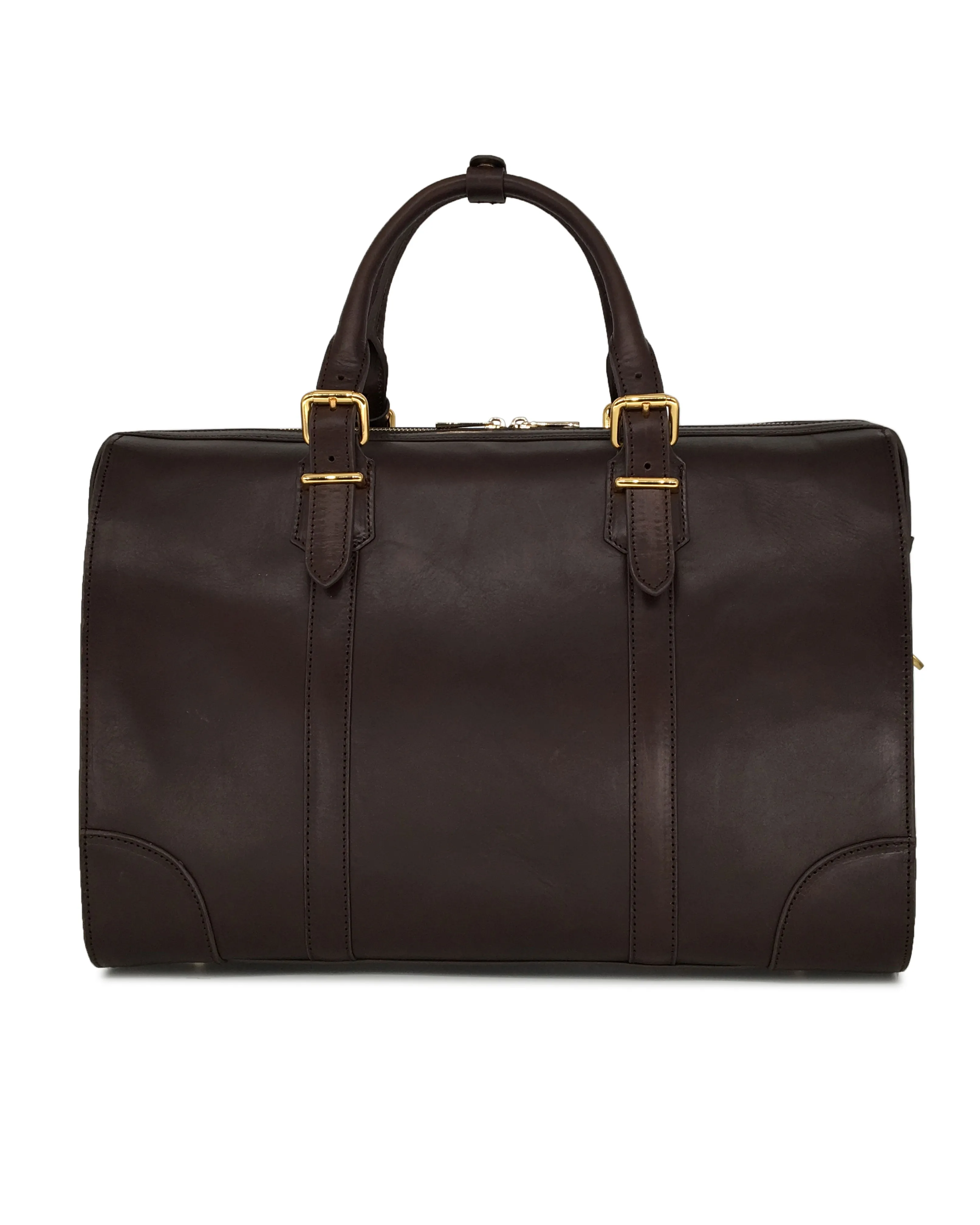 The Viaggio Leather Duffel (Dark Choco)