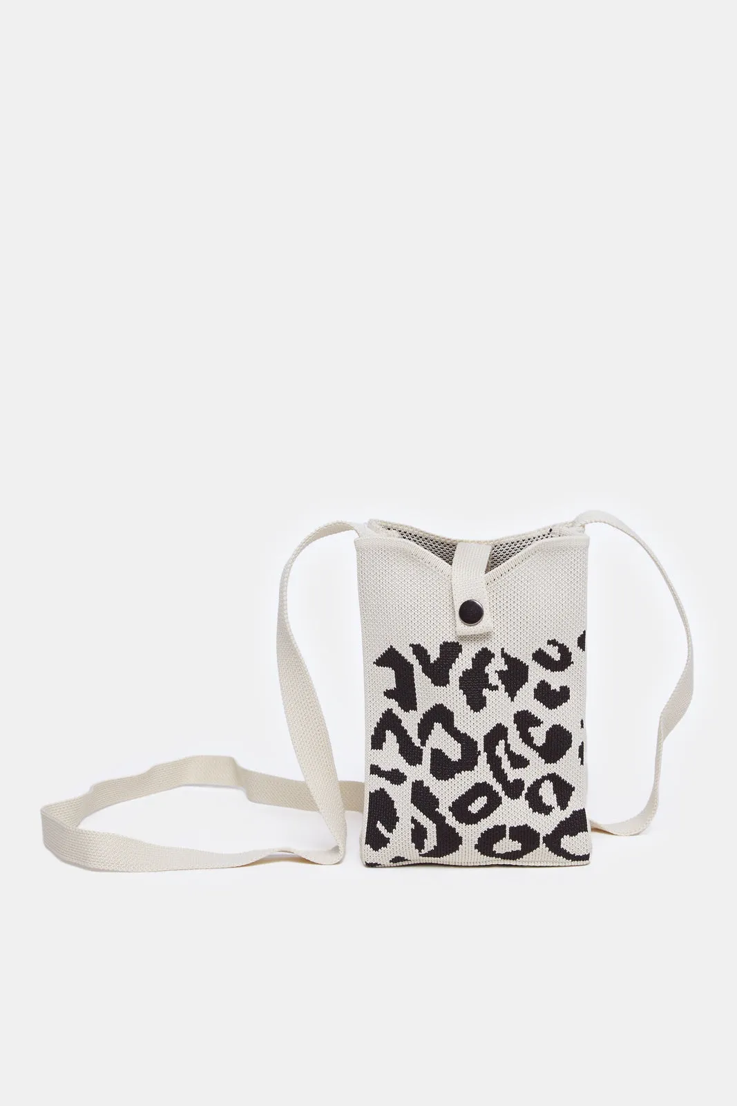 Women White And Black Mobile Wallet