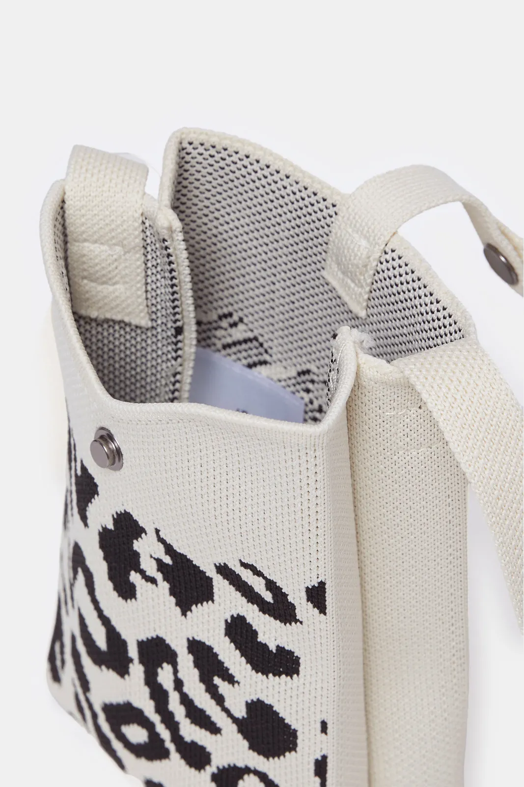 Women White And Black Mobile Wallet