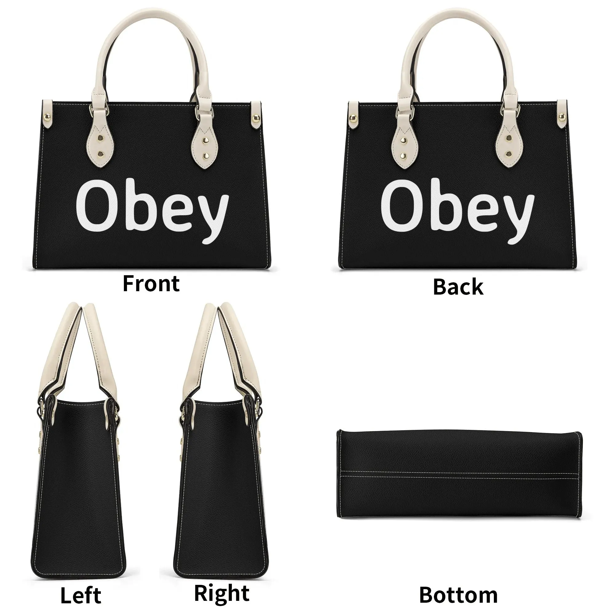 Women's PU Handbag - Obey - Designed by Concordia