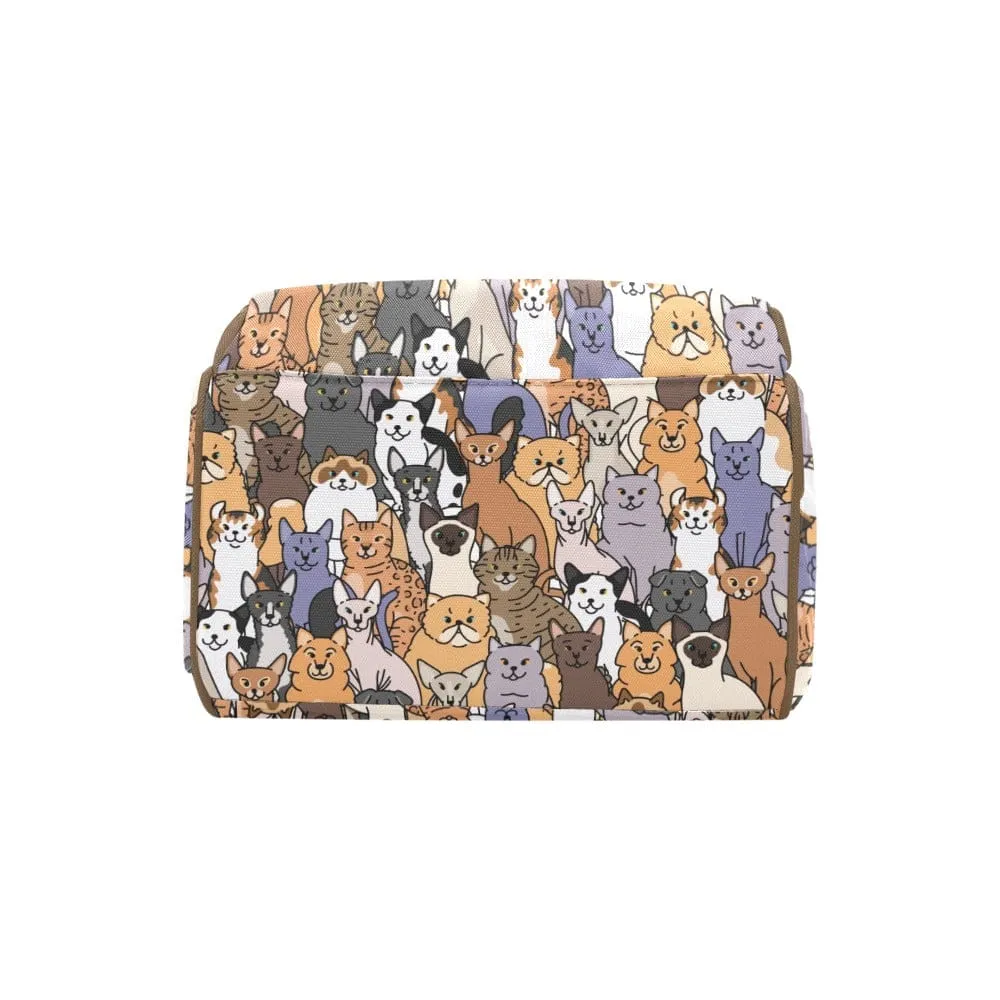 World of Cats Multifunctional Diaper Backpack Bag